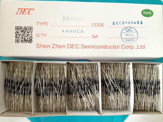Battery Change 1N4007 Rectifier Diode , Silicon Rectifier Diode 0.7mm*58mm Size