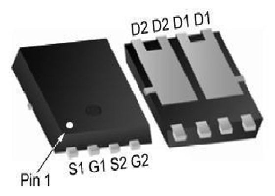Dual N - Channel Field Effect Transistor MXN3312 High Density Cell Design For Power Switching