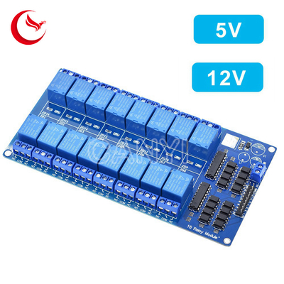 pcb assembly 5V 16 Channel Relay Module for arduino ARM PIC AVR DSP Electronic Relay Plate Belt optocoupler isolation