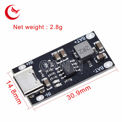 Type C USB Input High Current 3A Polymer Ternary Lithium Battery Quick Fast Charging Board IP2312 CC/CV Mode 5V To 4.2V