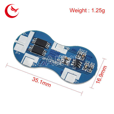 2S Li-ion 18650 Lithium Battery Charger Protection Board 7.4V Overcurrent Overcharge Overdischarge Protection
