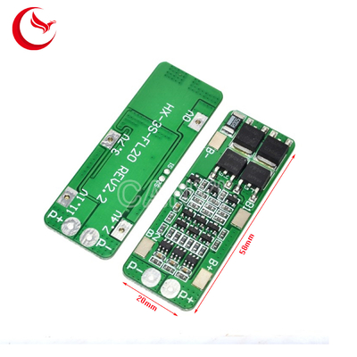 3S 15A Three series 11.1V electronics circuit board to 12V 12.6V PCB BMS circuit board assemblies