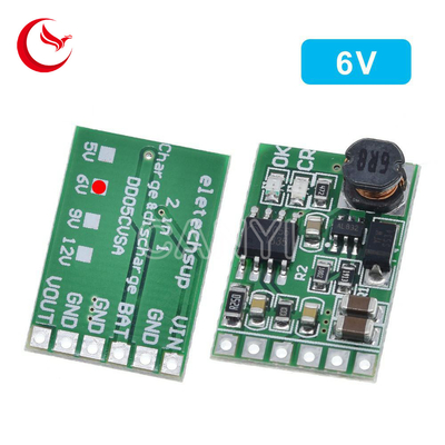 3.7V 4.2V Charger & 5V 6V 9V 12V Discharger Board DC DC Converter Boost Module