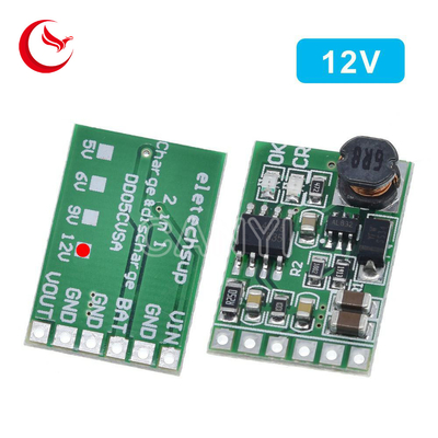 3.7V 4.2V Charger & 5V 6V 9V 12V Discharger Board DC DC Converter Boost Module