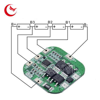 4S 14.8V / 16.8V 20A peak li-ion BMS PCM battery protection board bms pcm for lithium LicoO2 Limn2O4 18650 li battery