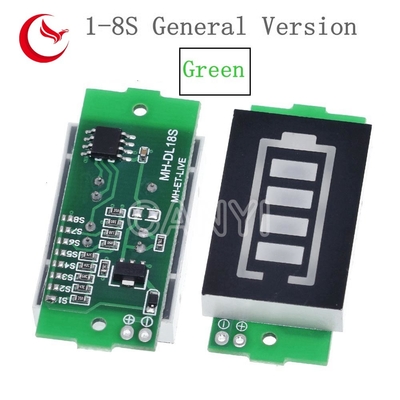 3-34V 1S-8S 5mA Lithium Battery Capacity Indicator Module