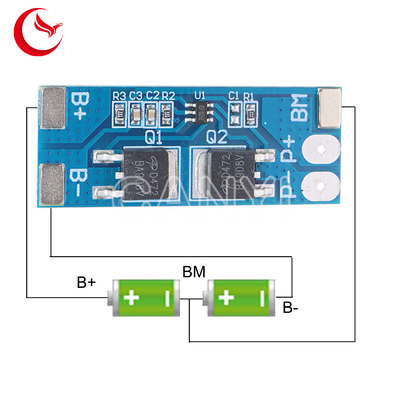 2S 8A Li-Ion 7.4v 8.4V 15A 18650 BMS Pcb Board Assembly