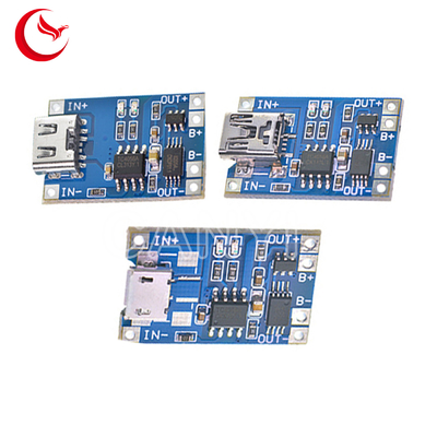 USB 18650 Lithium Battery TP4056 5V 1A Smt Board Assembly