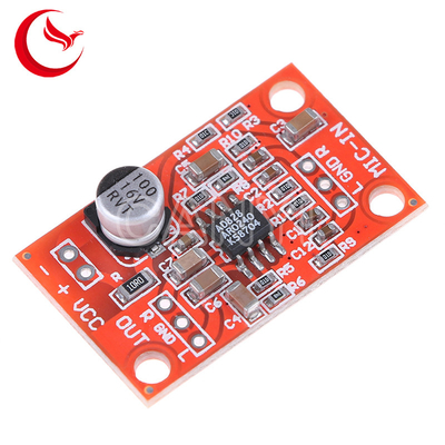 FR4 AD828 Stereo Dynamic Microphone Preamplifier Board HASL