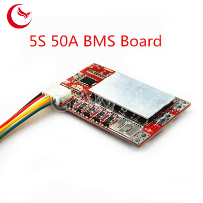 3S 4S 5S 50A BMS Board 55A 3.7V Lithium battery protection board 3.2V iron phosphate LiFePO4 battery BMS board