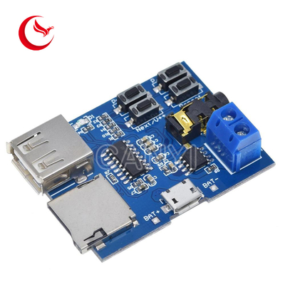 Custom Printed Circuit TF Card Pcb Board U Disk MP3 Format Decoder Board Module Amplifier Decoding Audio Player