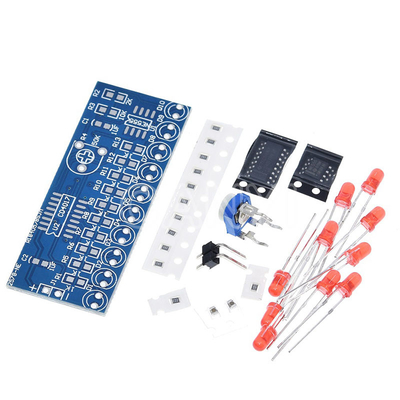 NE555+CD4017 Running LED Flow LED Light Electronic Production Suite DIY Kit
