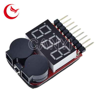 Dual Speaker 1S-8S F00872 Lipo Battery Voltage Tester 0.5~36V