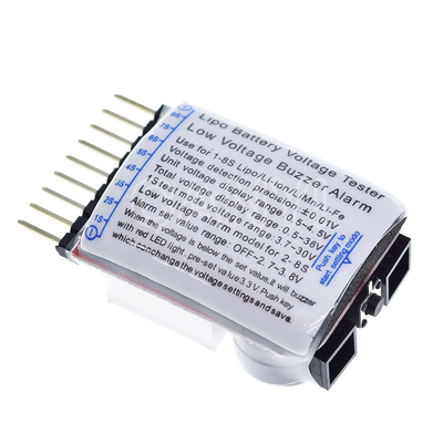 Dual Speaker 1S-8S F00872 Lipo Battery Voltage Tester 0.5~36V