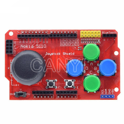Arduino Joystick Shield Expansion Board Assembly 1.6mm Thick
