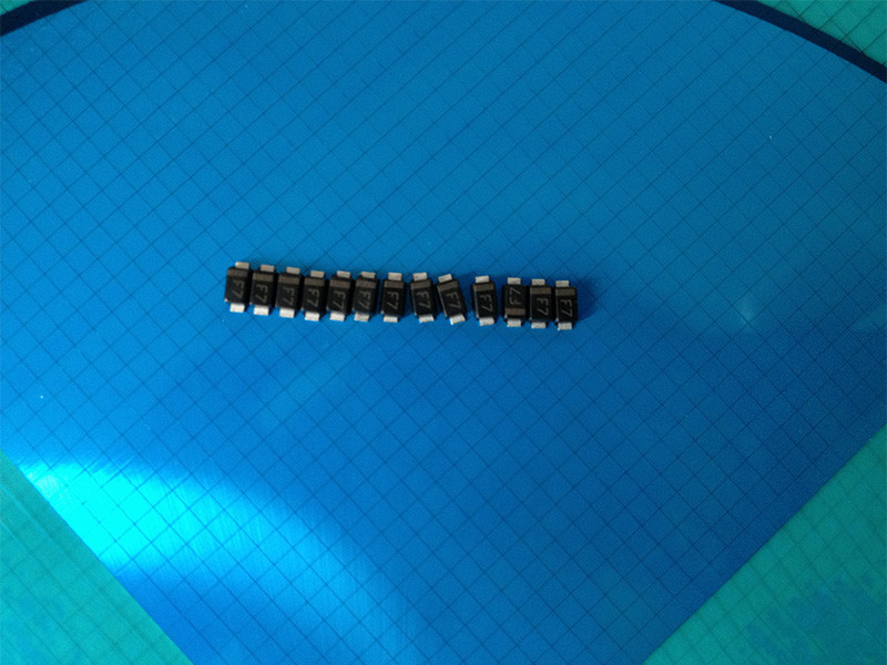 Eco Friendly Silicon Fast Recovery F7 Diode , ESD Protection Diode Majority Carrier Conduction