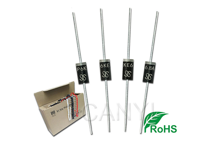 P6KE6.8A/CA DO-15 High Efficiency Diode 1000µA Reverse Leakage TVS Diode