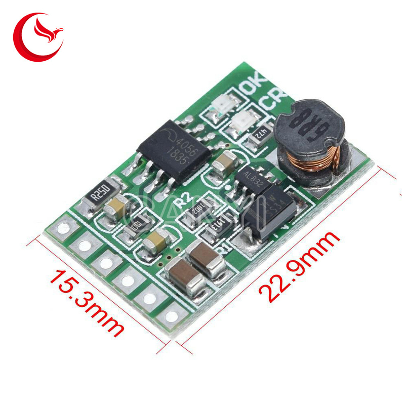 3.7V 4.2V Charger & 5V 6V 9V 12V Discharger Board DC DC Converter Boost Module