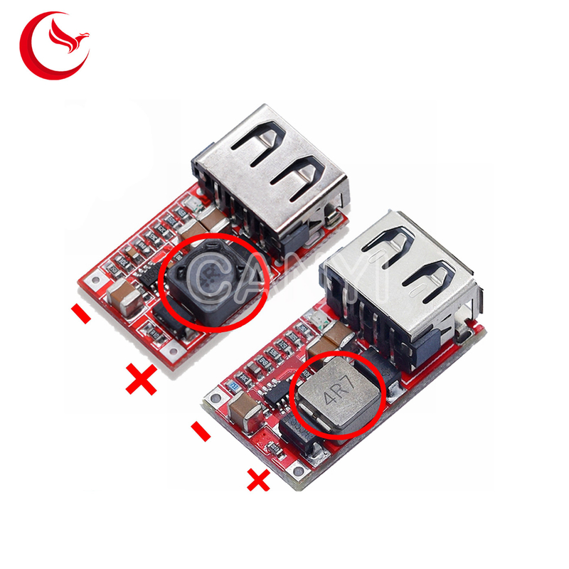 6-24V 12V 24V To 5V 3A 0.85mA 500KHz USB Charger Module