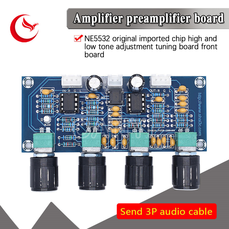 XH-A901 NE5532 DC12-24V driver expansion board Treble Bass