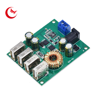 DC DC 7V-60V To 5V 5A 4 Four USB Output Buck Converter Pcb Board Step Down Power Supply Module
