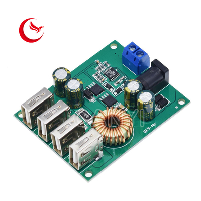 DC DC 7V-60V To 5V 5A 4 Four USB Output Buck Converter Pcb Board Step Down Power Supply Module
