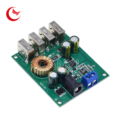 DC DC 7V-60V To 5V 5A 4 Four USB Output Buck Converter Pcb Board Step Down Power Supply Module